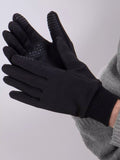 Totes Stretch Thermal Smartouch Gloves - Black