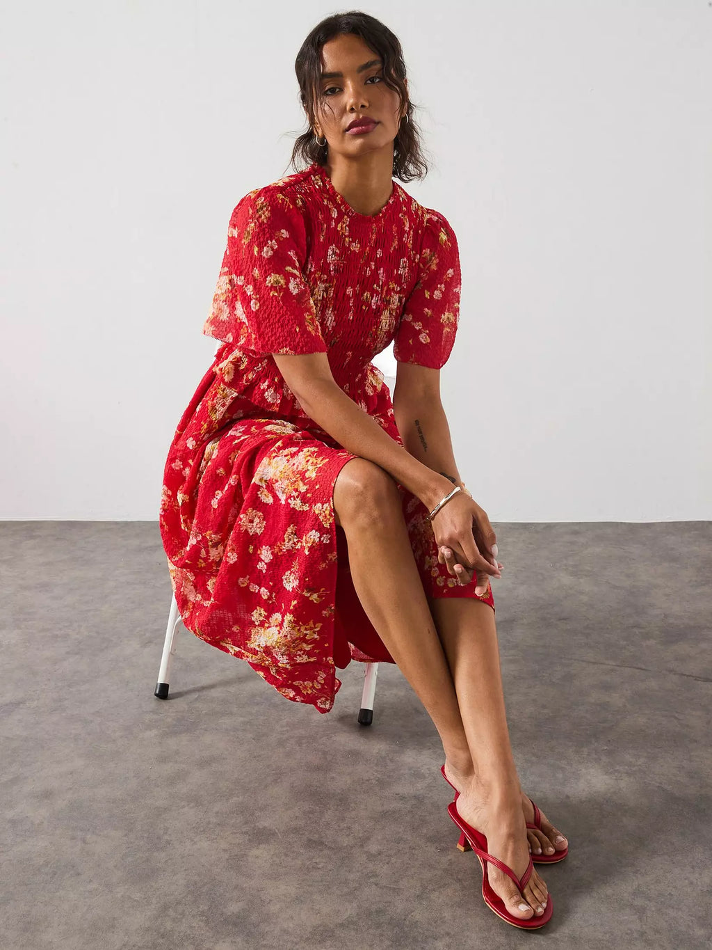 AllSaints Mya Dress - Red