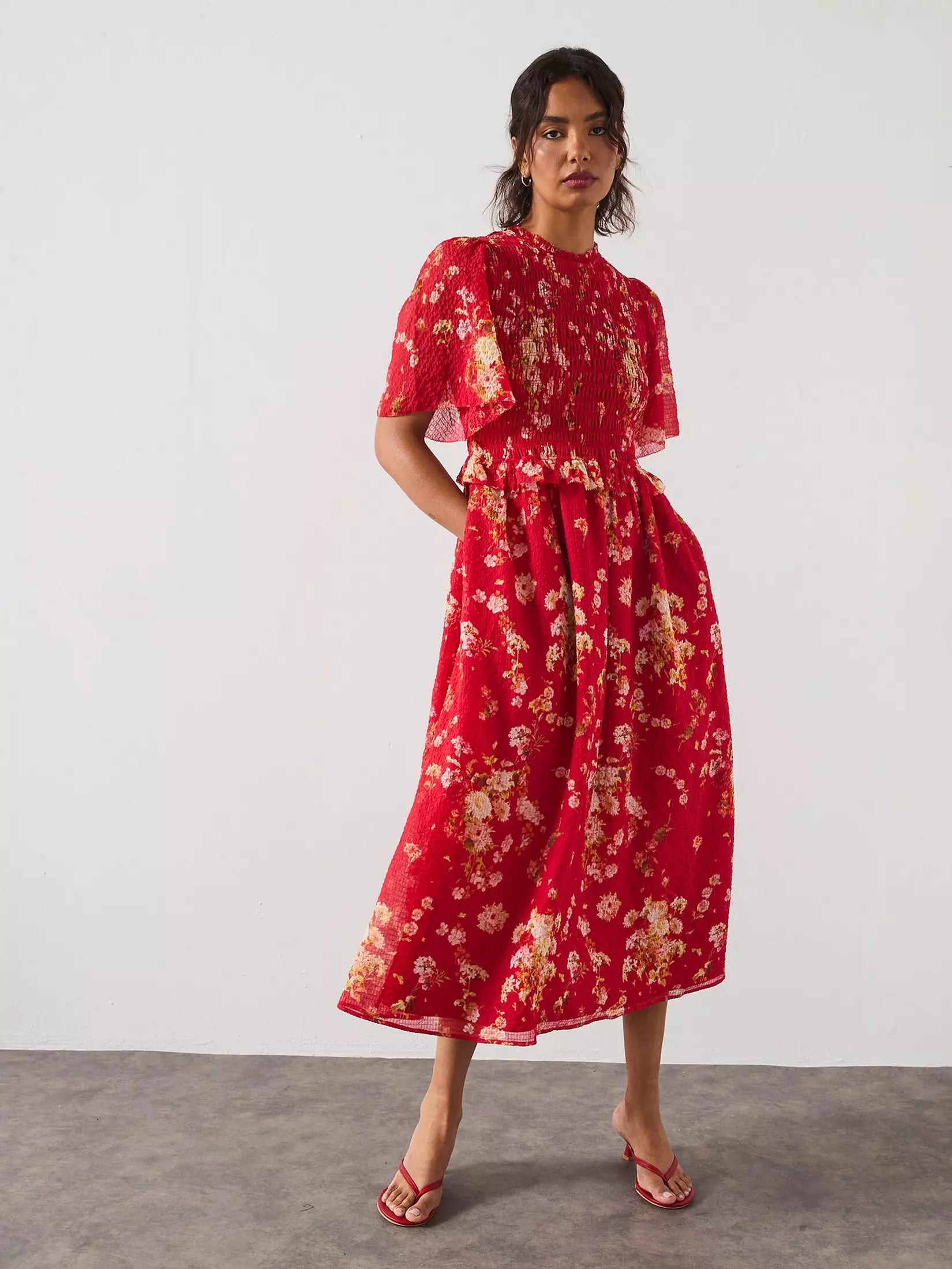 AllSaints Mya Dress - Red