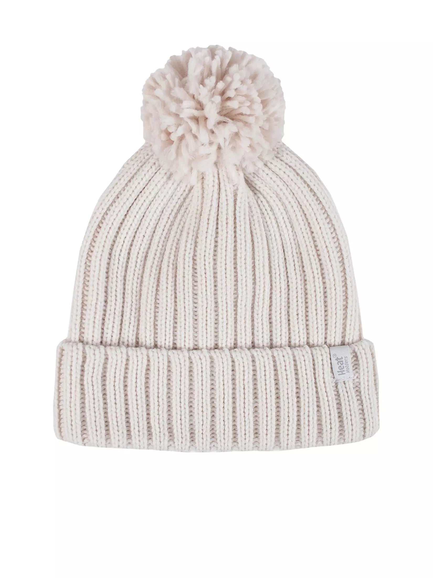 Heat Holders Arden Ribbed Thermal Pom Hat